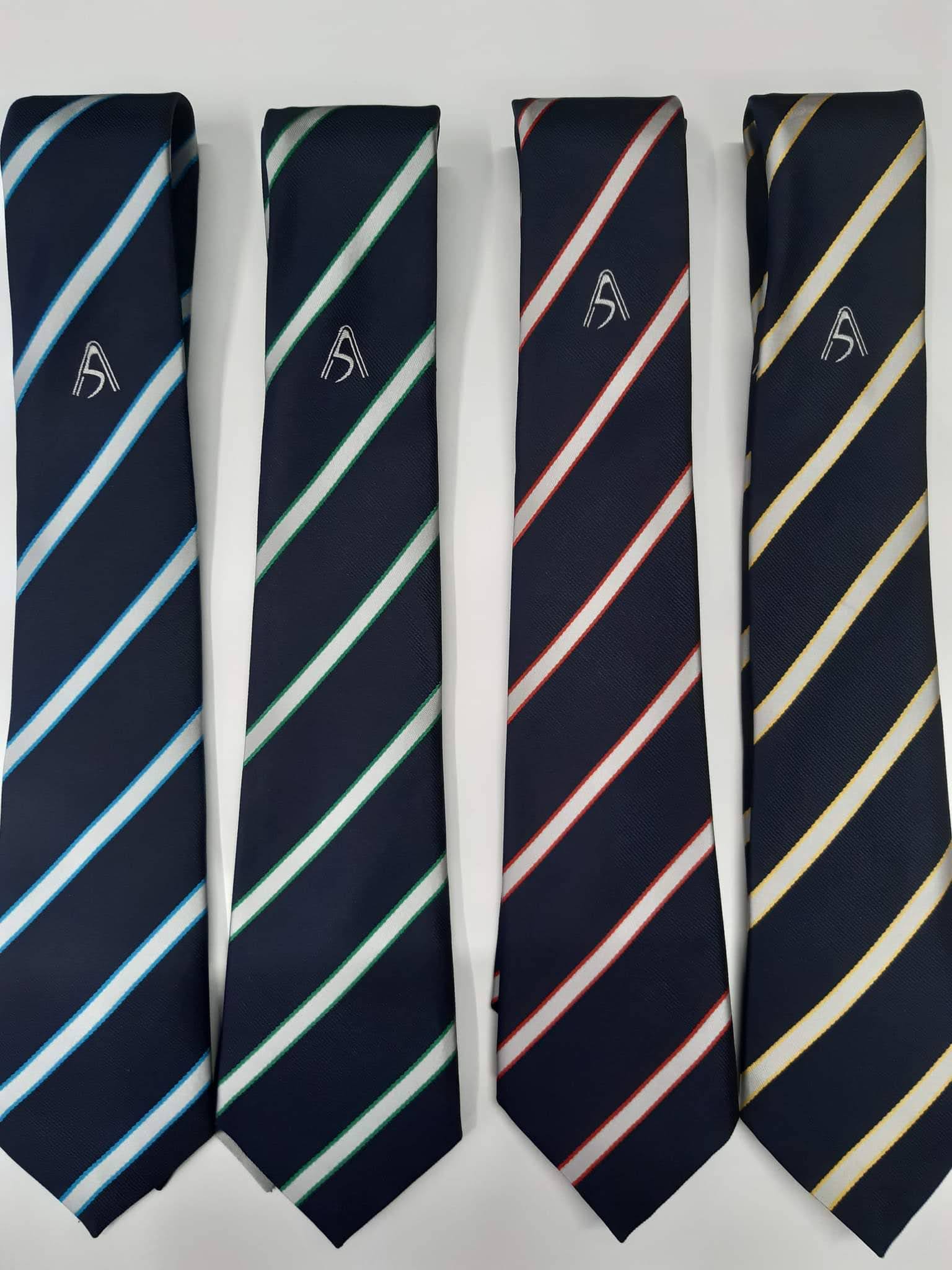 The Abbey School : NEW! Abbey School House Colour Tie..Year 7, 8 & 9 Only!